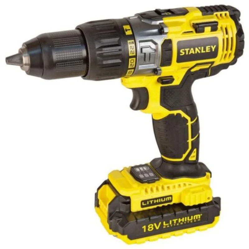 Stanley Cordless Hammer Drill 18.0V Code: STDC18LHBK