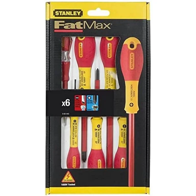 STANLEY Insulated Screwdriver Set 1000V