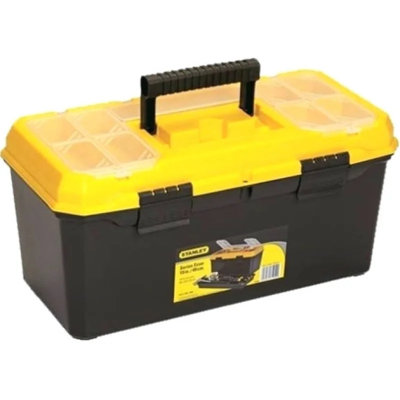 Stanley Plastic Toolbox Sizes 16″, 19″, 22″, 24″