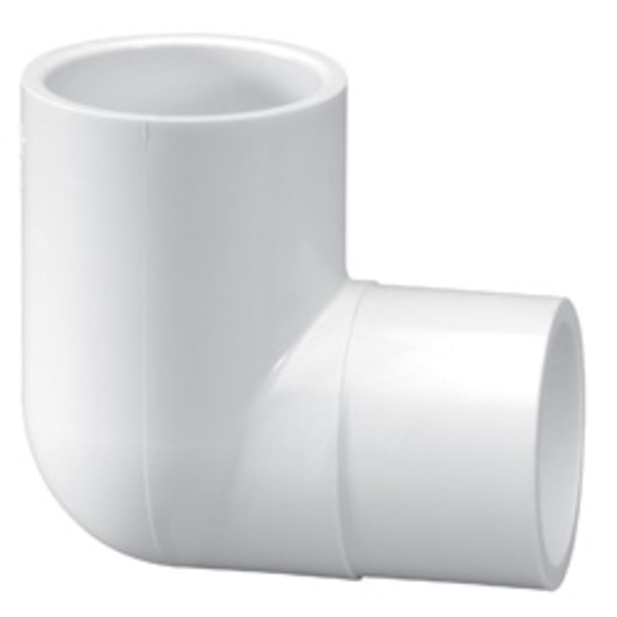 Street Elbow | AquaFlow | 1 Inch Spigot X Slip 90 Degree | White PVC | Schedule 40