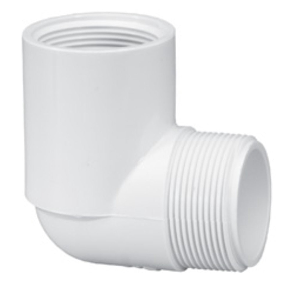 Street Elbow | AquaTech | 1-1/2 MPT X FPT Schedule 40 | 90 Degree | White PVC