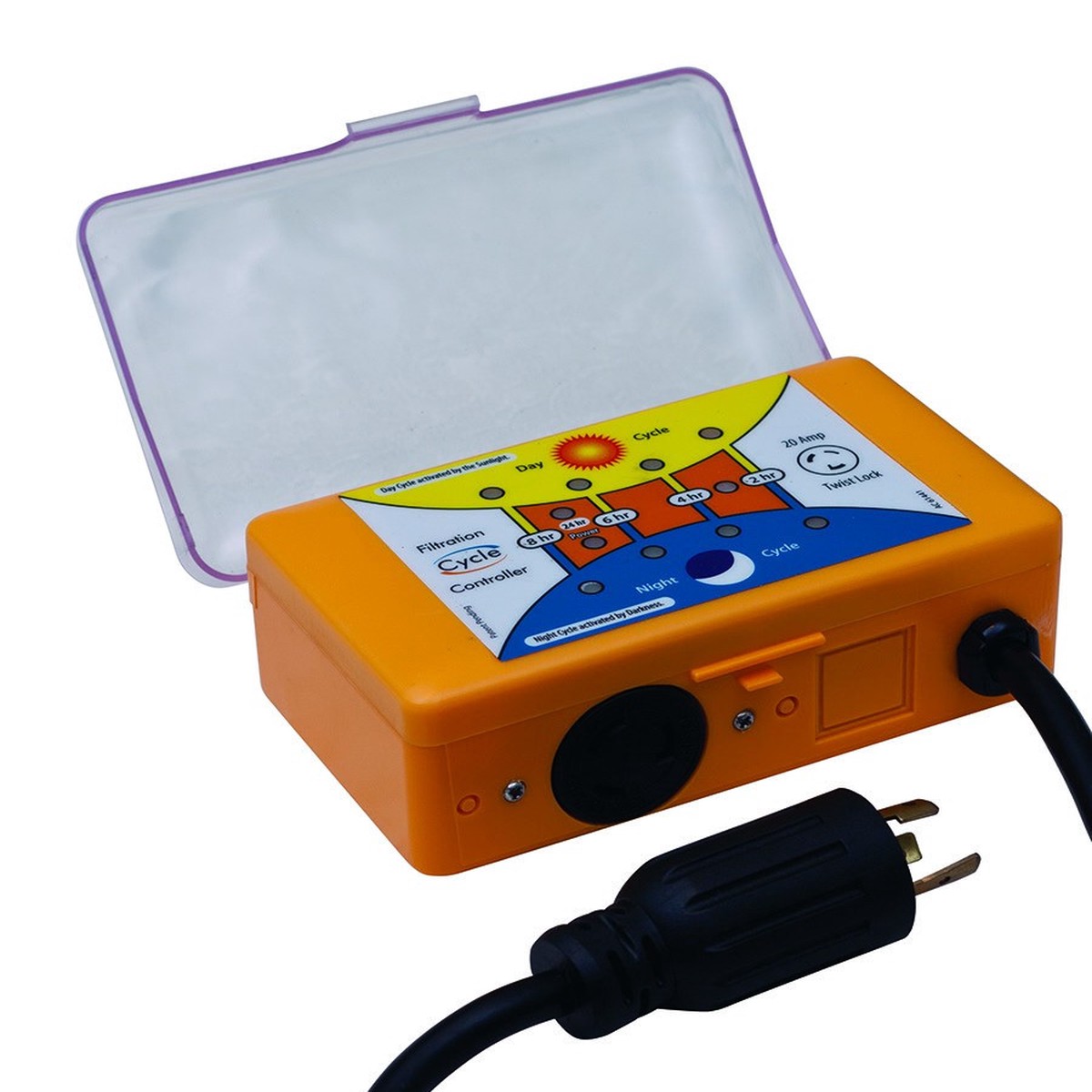 Sunlight Activated Pool Timer - Twist Lock 20 amp