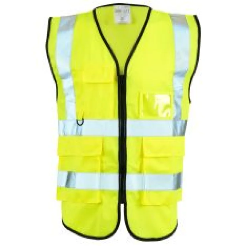 Supertouch Hi-Vis Executive Vest Yellow