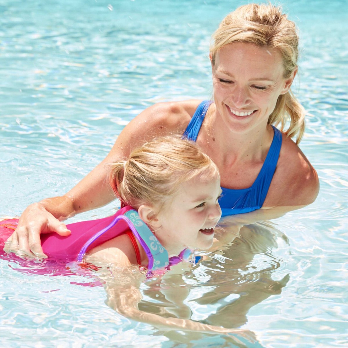 Swim Trainer Vest Pink for Swimming Pools