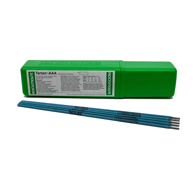 Tartan AAA Arc Welding RodsDirty, Rusty, and Contaminated Mild Steels