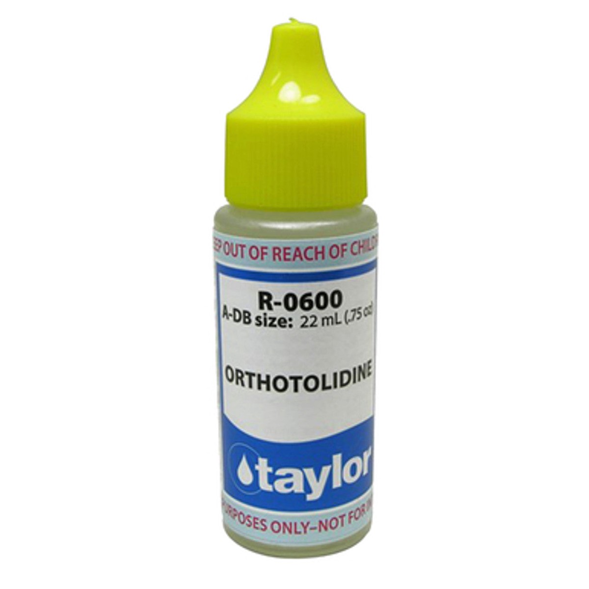 Taylor Orthotolidine Solution Dropper 0.75 oz | R-0600-A-DB
