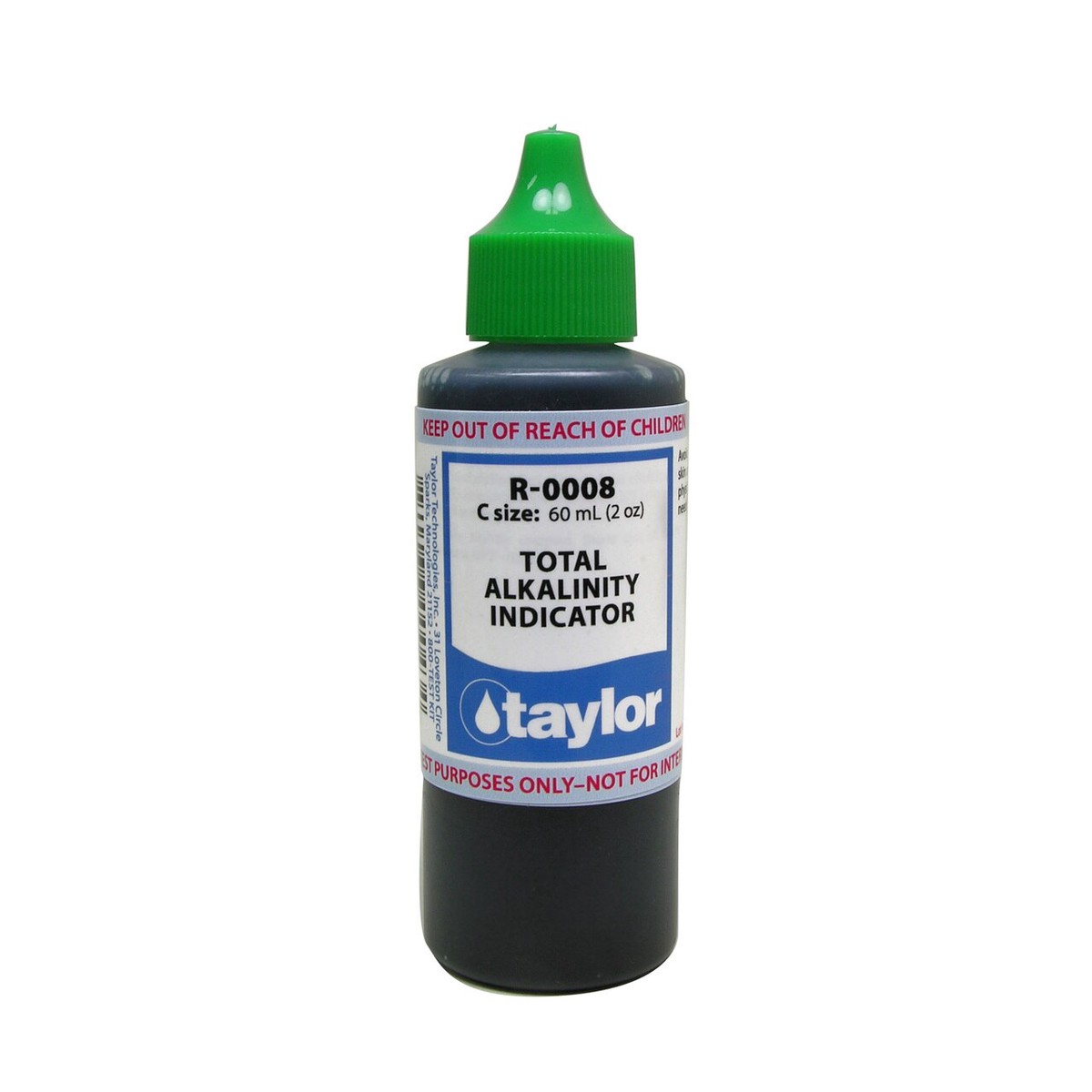 Taylor Technologies Alkalinity Reagent #8 (2oz) | R-0008-C