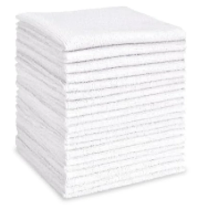 TDC Microfiber Cleaning Cloths (12×12 inches) White