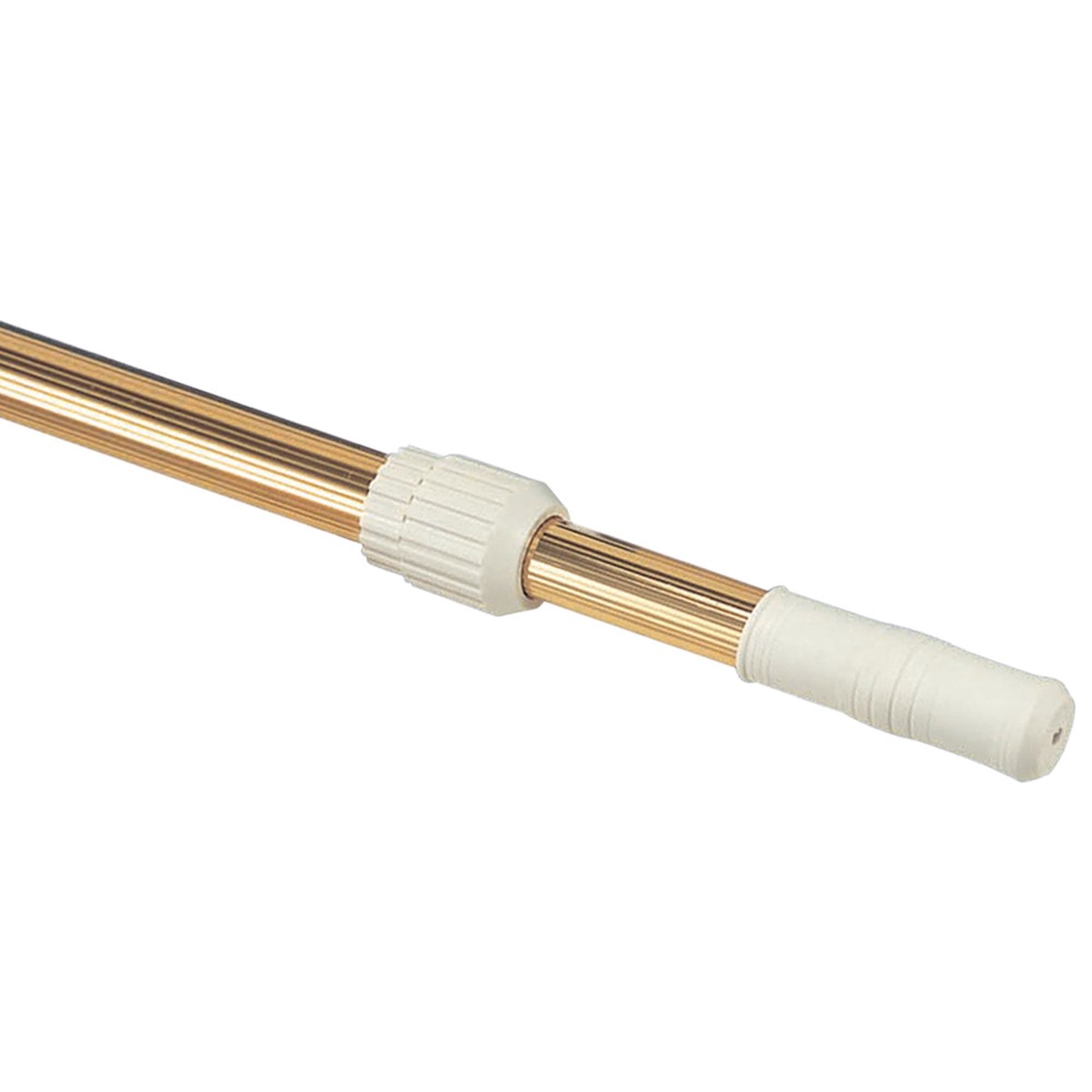Telescopic Pool Pole | Ocean Blue | 6-12 Ft Aluminum 2-Piece | Manual Operation | Chemical Safe Cleaning