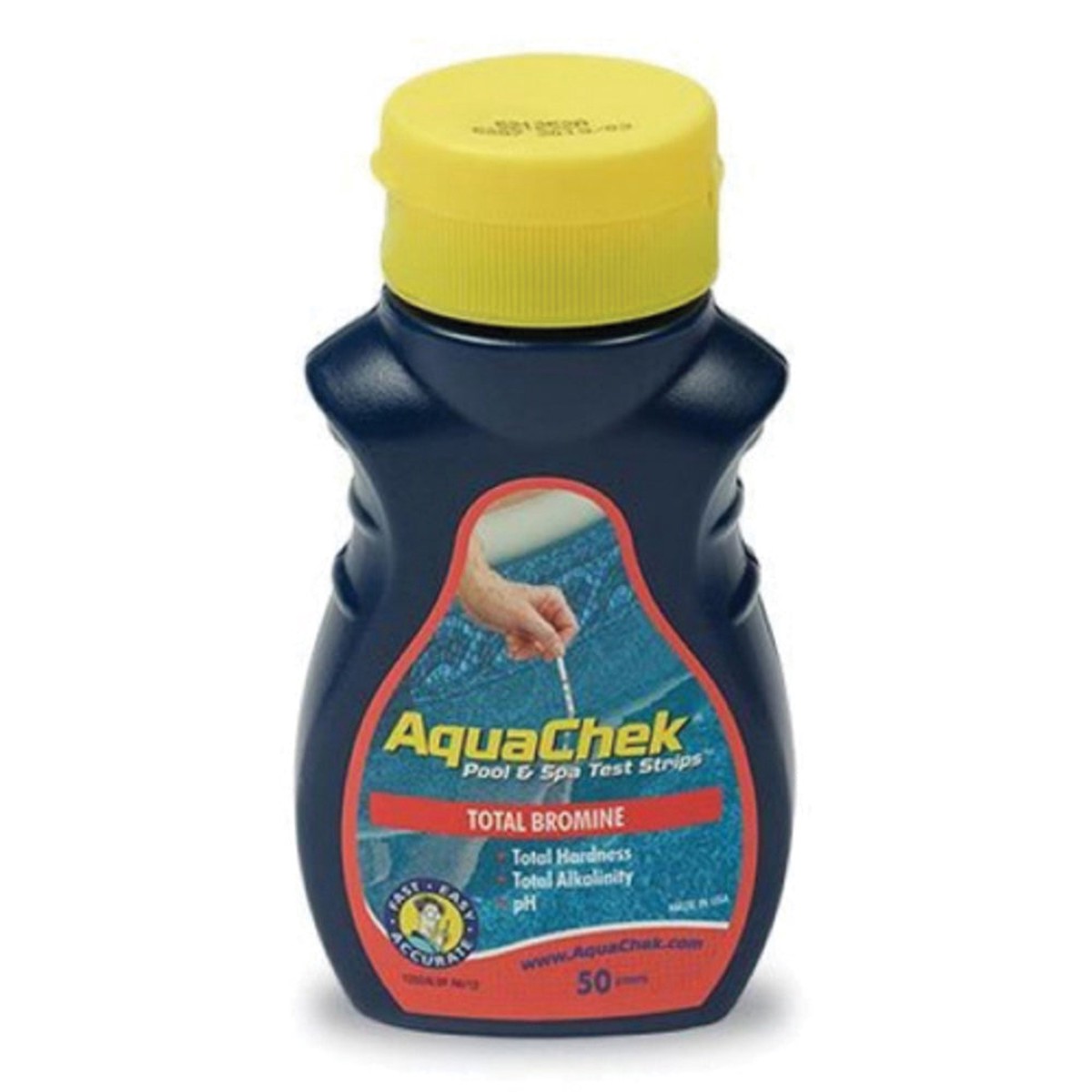 Test Strips | Aquachek | Red 4-In-1 | 50 Count | Fast Acting Pool Tester