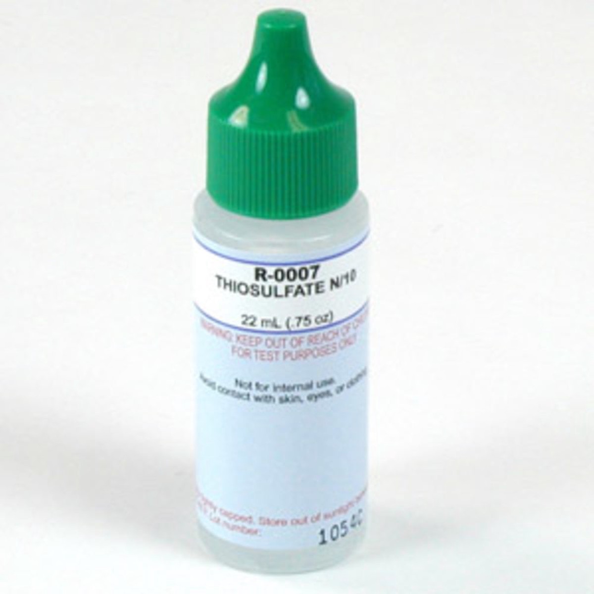 Thiosulfate Solution For Water Treatment | N/10 | 3/4 Oz Dropper Bottle | Taylor