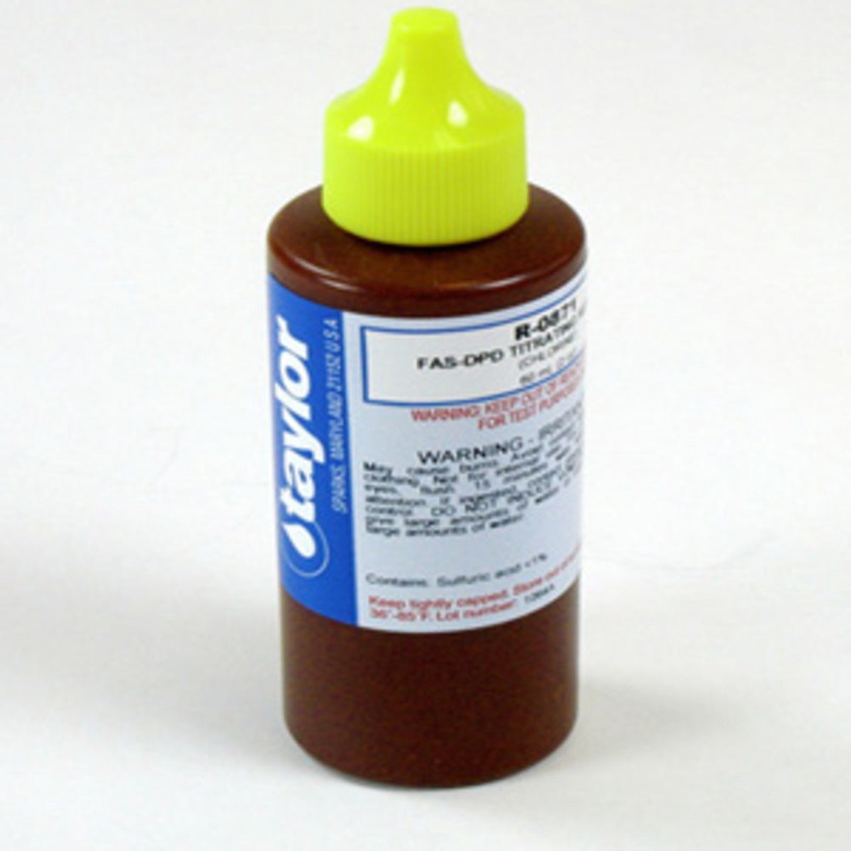 Titrating Reagent | Taylor | R-0871-C-12 | 2 Oz | Fast Acting Chlorine Testing