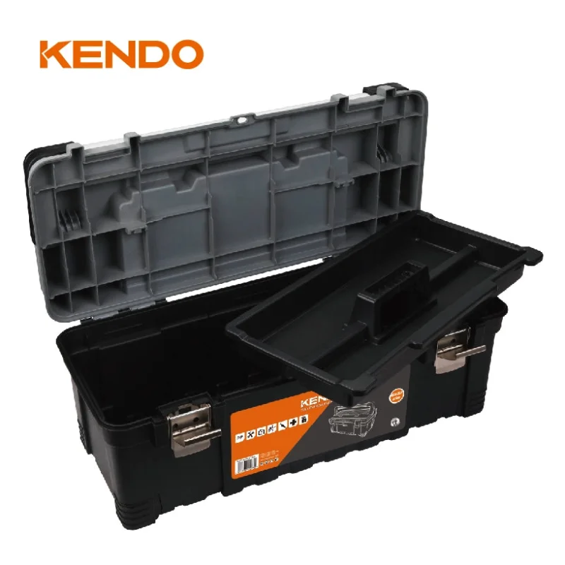 TOOLBOX PLASTIC WITH ORAGANISER 26 Kedo