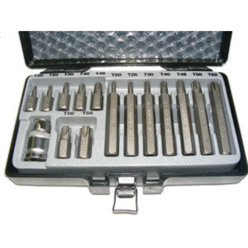 Torx Set T20 – T55 Short & Long 1/2 Inch Drive