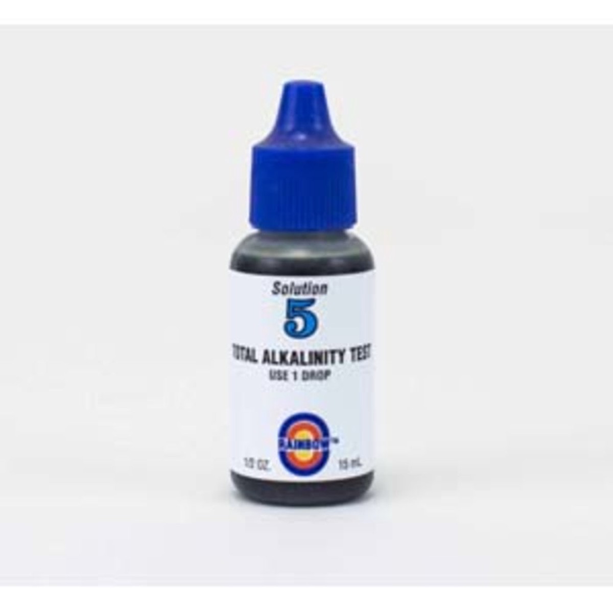 Total Alkalinity Test Solution | Pentair Rainbow | Rainbow Total Alkalinity Test Solution 5 | 0.5 Oz | 1 Pack