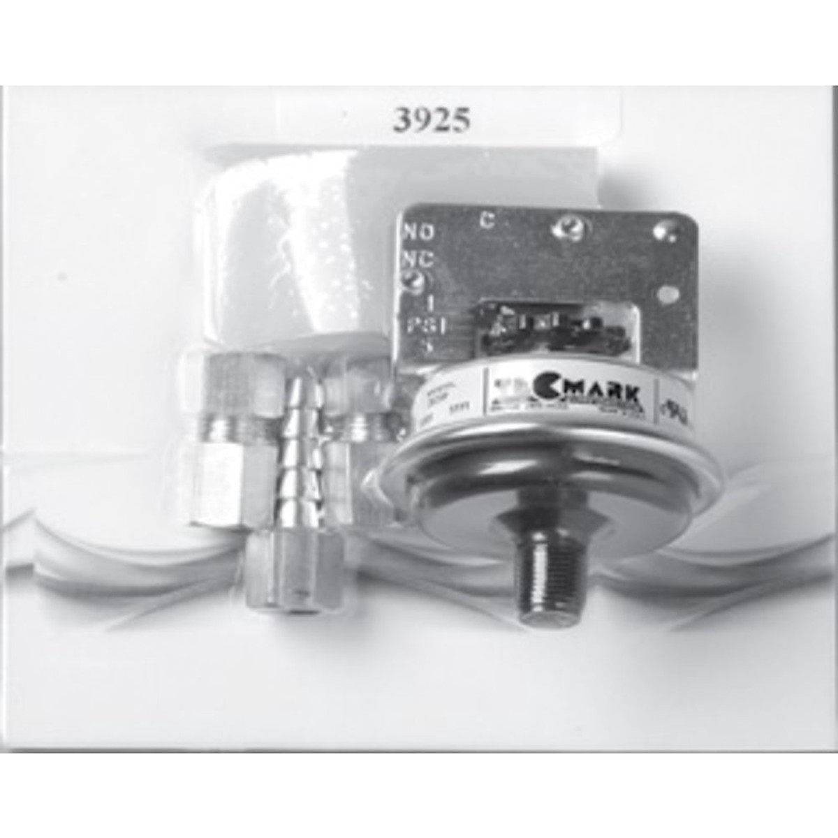 Universal Pressure Switch | Aladdin | 3925 | Adjustable Range 1 to 5 PSI | 25A