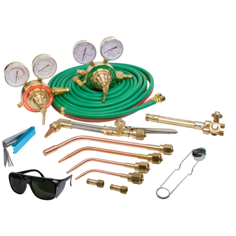 Victor Style Oxy-Acetylene Heavy Duty Cutting, Welding, Heating Oxy-Acetylene Torch Kit