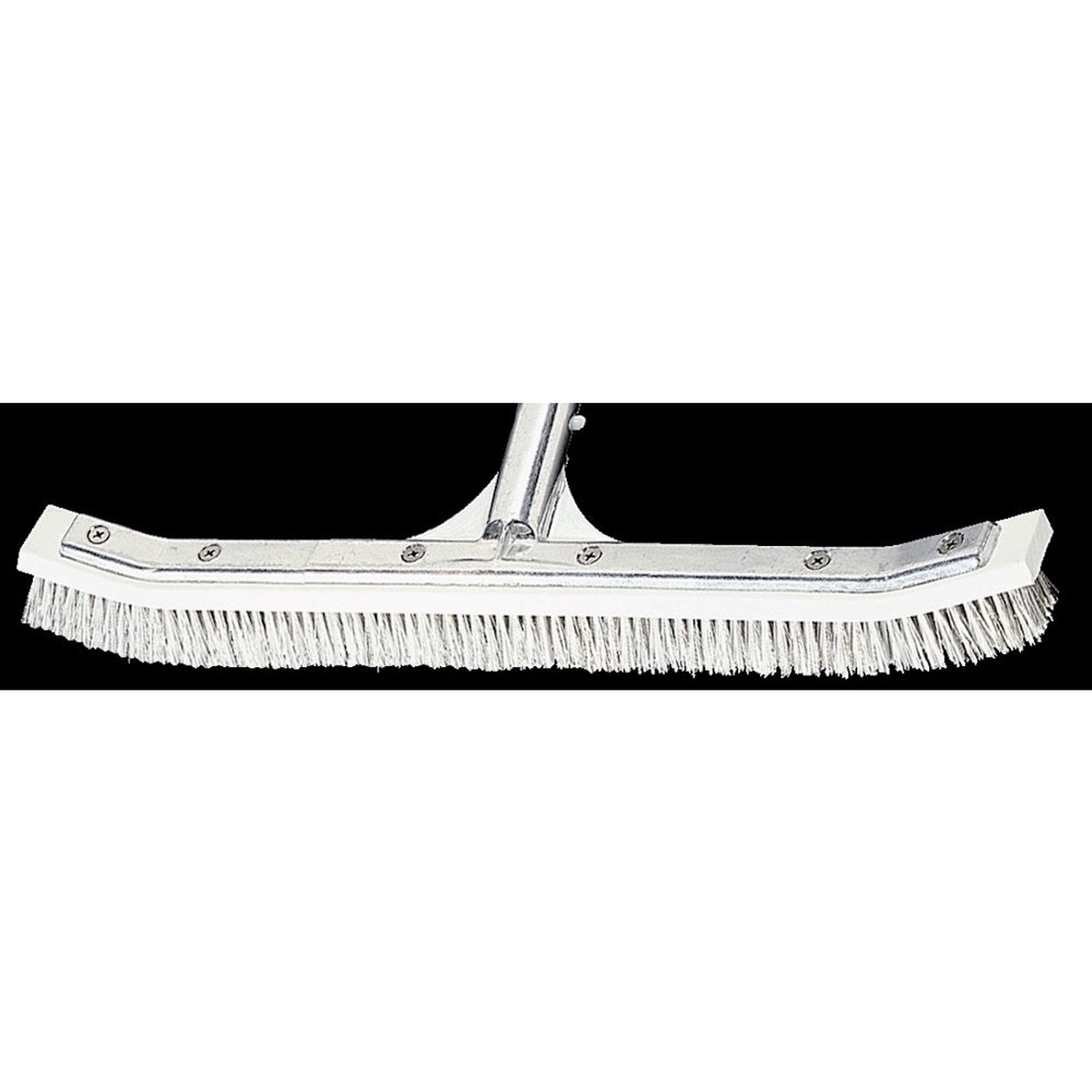 Wall Brush | A&B | Curved Aluminum | 18 Inch | Stainless Steel and Nylon Bristles