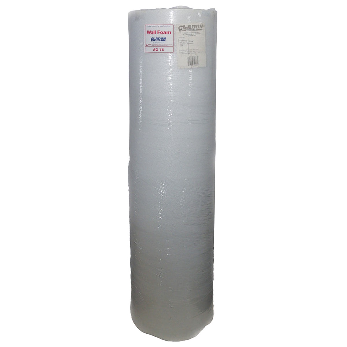 Wall Foam | 1/8 In x 48 In x 75 Ft Heavy Duty AG75 | Gladon
