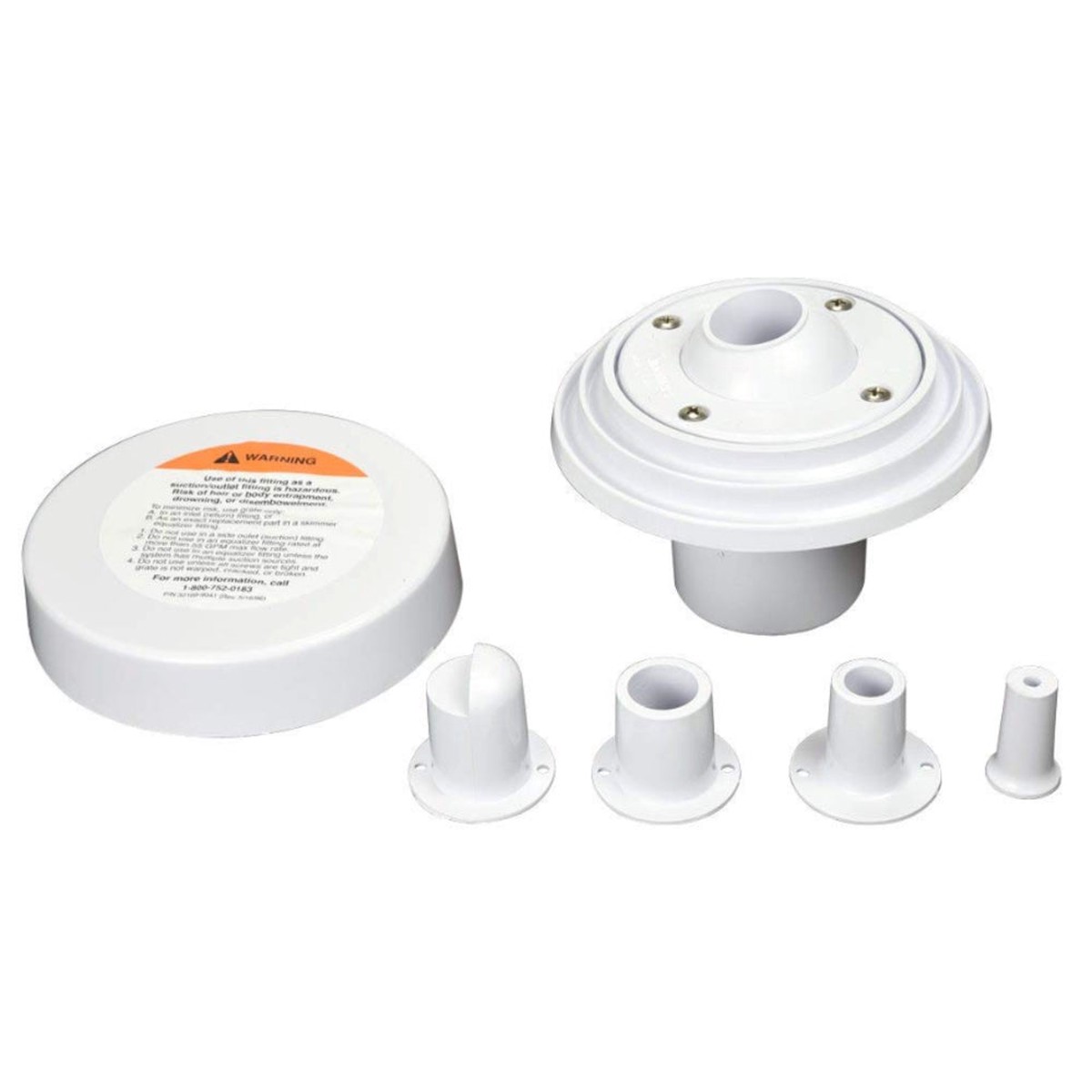 Water Connector | AquaFlow | 3/16 Inch Heavy Duty Pool Plumbing Fitting | Fits Most Pool Systems | DIY Compatible