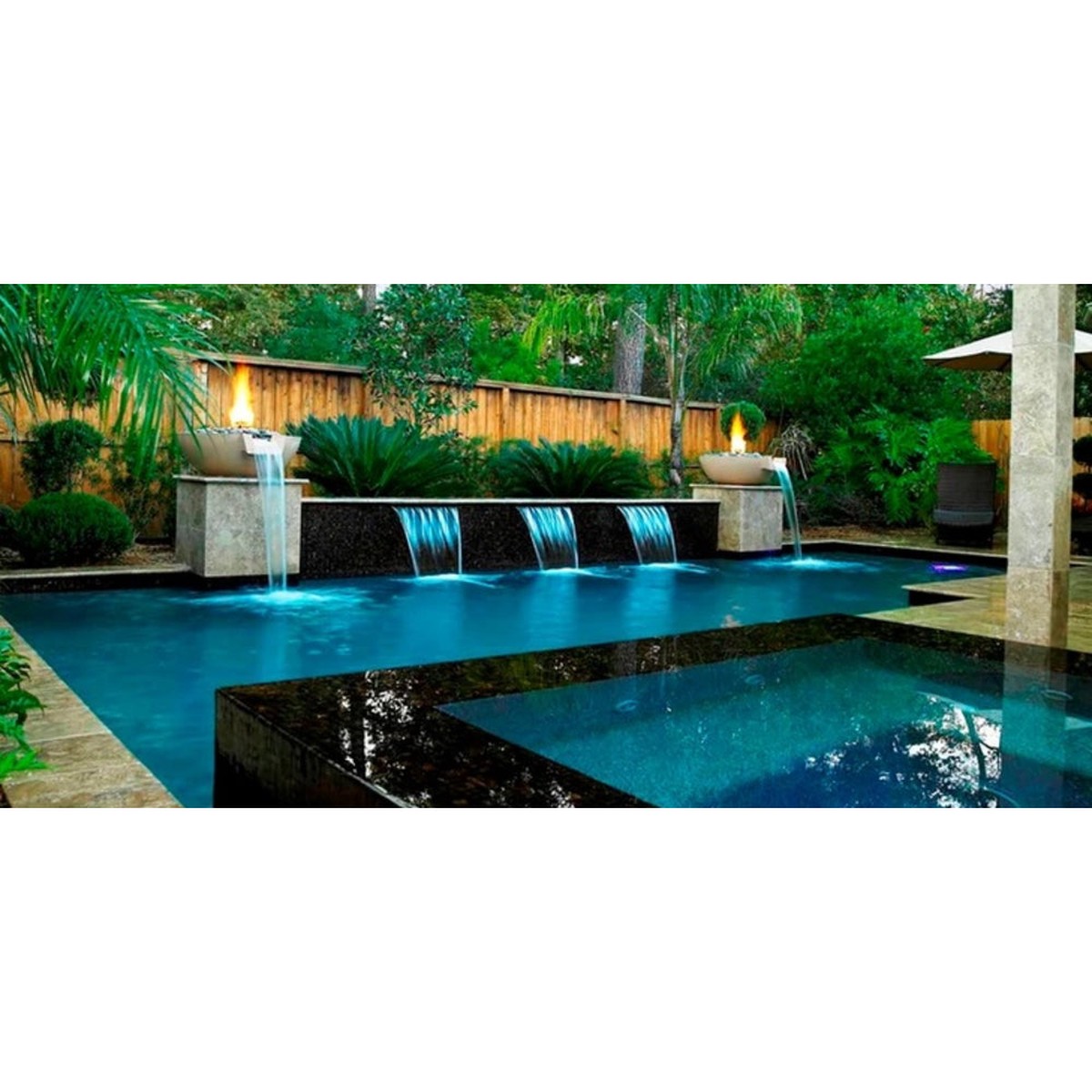 Waterfall Nozzle | GAW | Waterfall 2 Ft Aquawave | 24 GPM Flow Rate | 6 Inch Nozzle