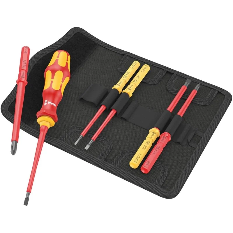 Wera 7pc Interchangeable Insulated VDE Screwdriver Set