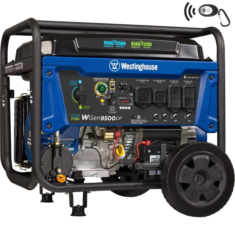 Westinghouse 9500DF – 9500 Watt Dual Fuel Generator