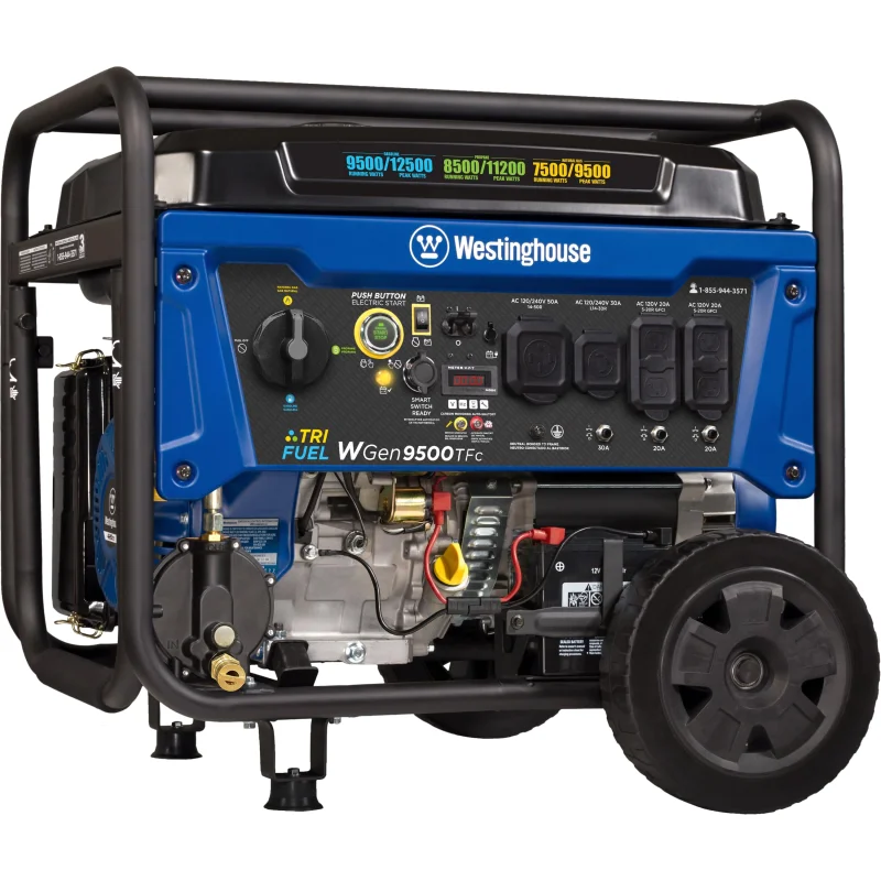 Westinghouse 9500TFc Watt Generator – TriFuel