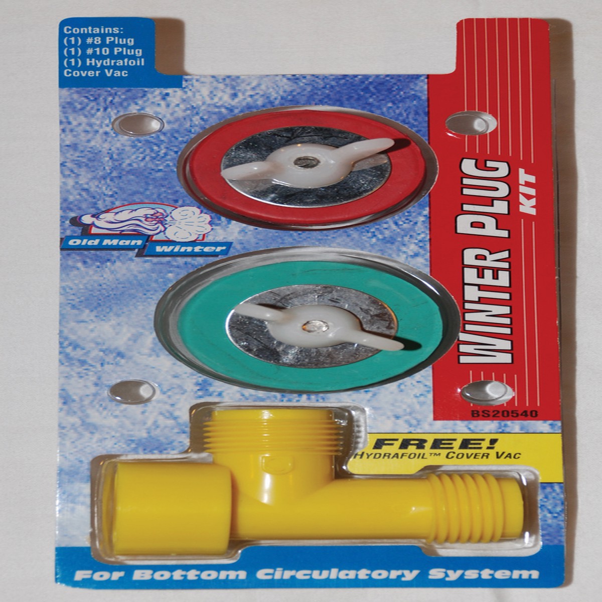 Winterizing #8/#10 Rubber Plugs